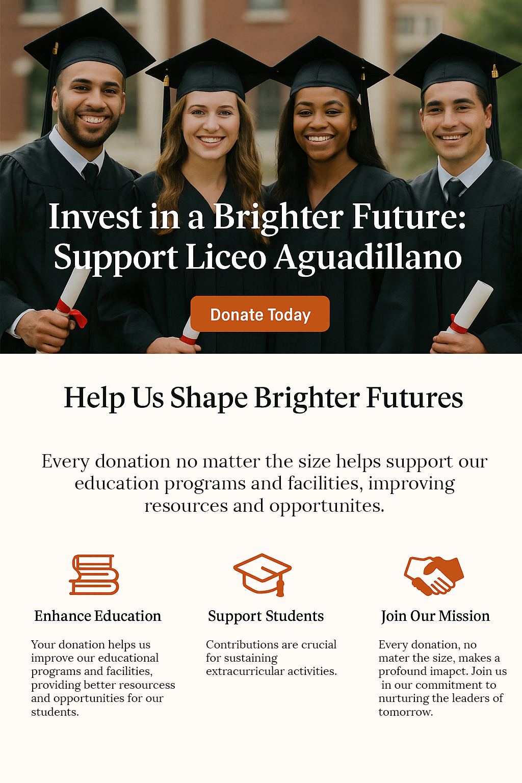 Invest in a Brighter Future: Support Liceo Aguadillano